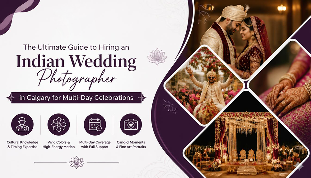 The Ultimate Guide to Hiring an Indian Wedding Photographer in Calgary for Multi-Day Celebrations